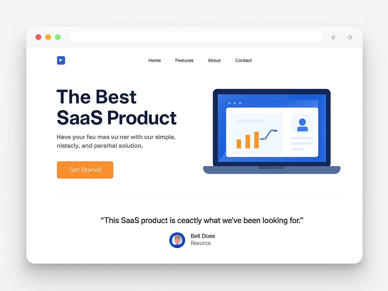 Landing page preview