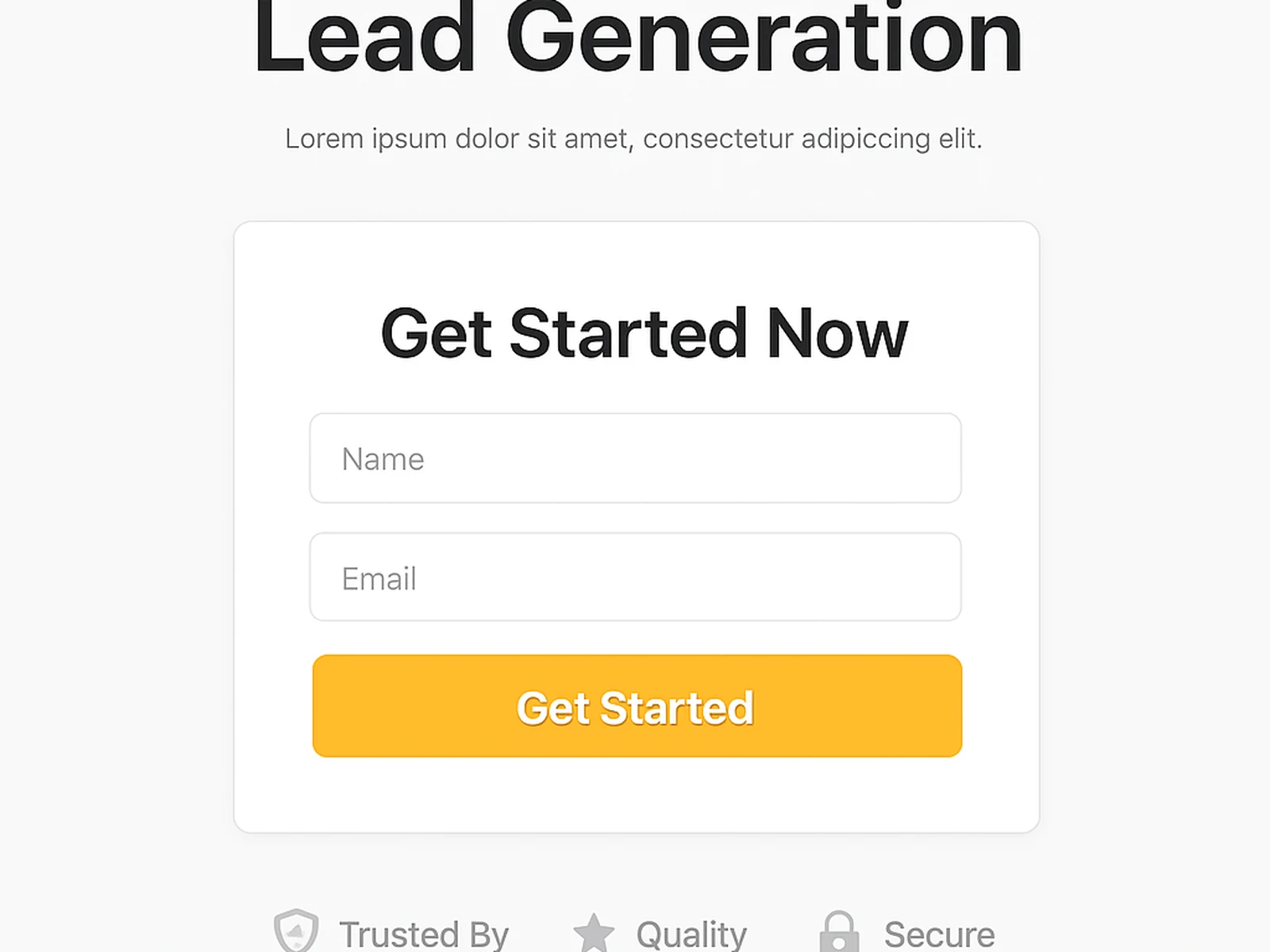 Lead Generation Pages